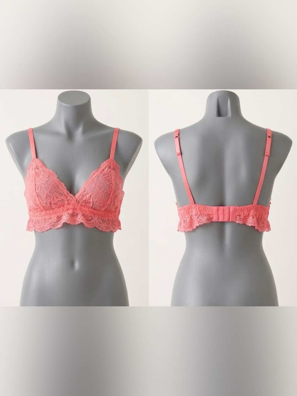 Cosabella Lace Bralette in Coral - Women Intimates & Sleepwear